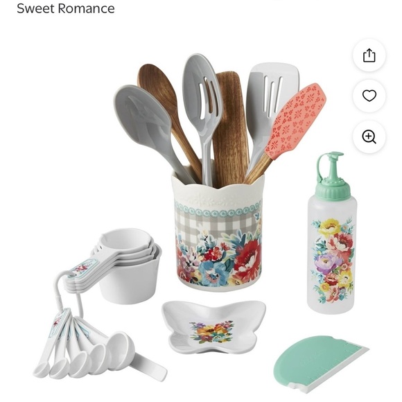 The Pioneer Woman Floral Kitchen Gadget Set - Red, Blue, White - Picture 7 of 7